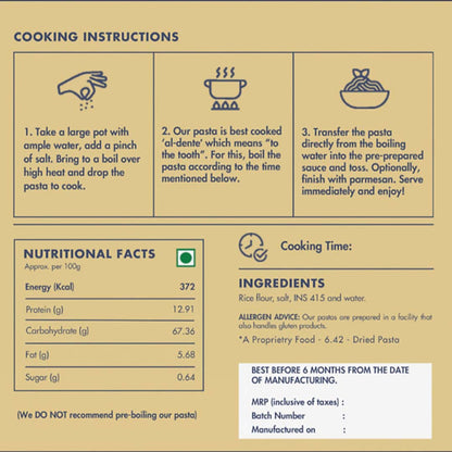 Gluten Free Rice Fusilli